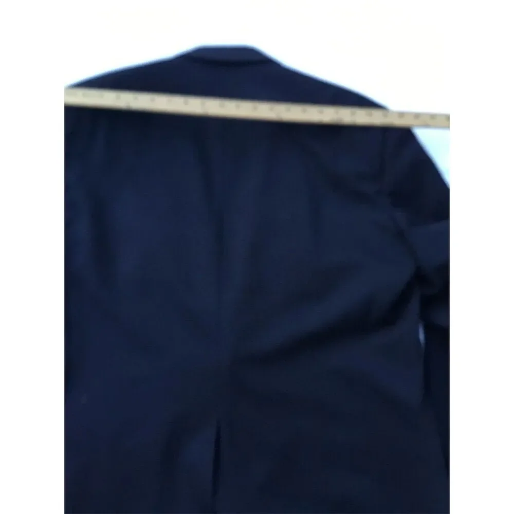 Austin‎ Reed Men's Navy Blue Blazer 43L Gold Button Formal Jacket